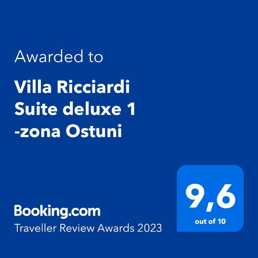 Villa Ricciardi-Suite Famigliare 1-Zona Ostuni 몬탈바노 외부 사진